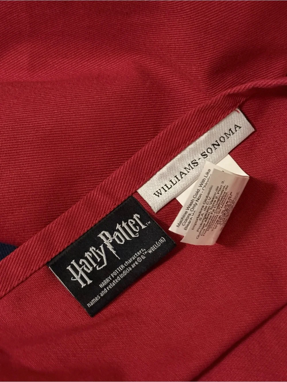 Harry Potter Gryffindor Red and Yellow Apron 0255